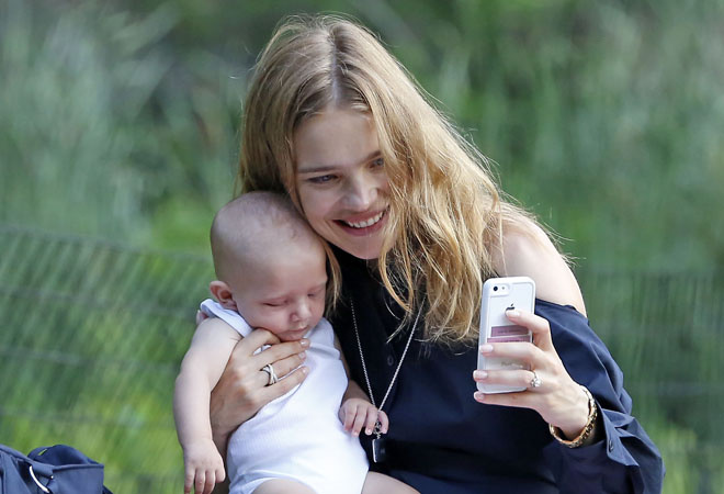 Наталья Водянова с ребенком, фото