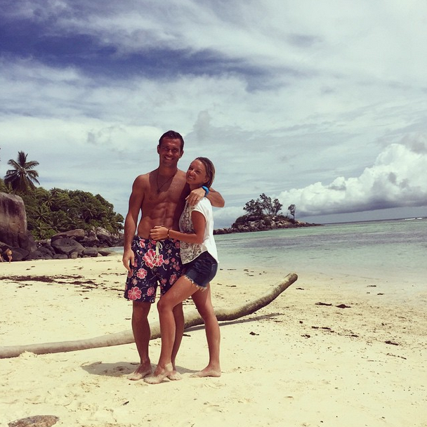 Александр Кержаков и Милана Тюльпанова Александр Кержаков и Милана Тюльпанова