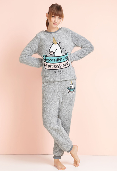 Пижама Oysho Mr. Wonderful: толстовка 1999 р.; брюки 1799 р.