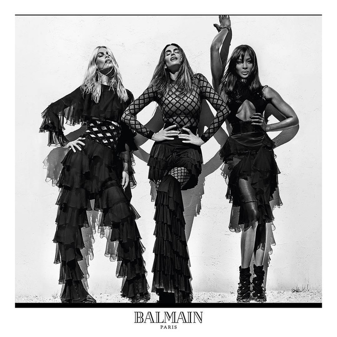 Рекламная кампания Balmain
