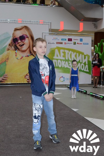 Детский показ моды в ТРЦ Акварель 4 апреля Модная детская одежда, детская мода фото