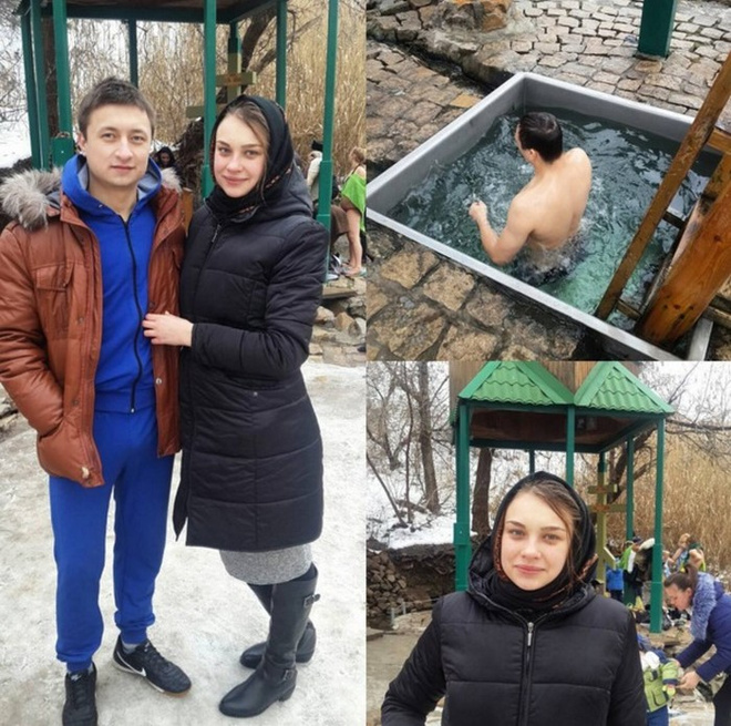 Сотни волгоградцев окунулись в крещенские купели 19 января Крещение Волгоград фото