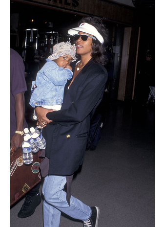 Уитни Хьюстон с дочерью