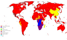  карта самая распространенная причина смерти каждой стране мира 
