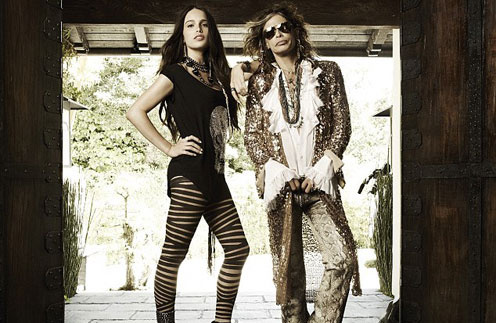 Челси Талларико (Chelsea Tallarico) и Стивен Тайлер (Steven Tyler) позируют для рекламной кампани Andrew Charles Челси Талларико (Chelsea Tallarico) и Стивен Тайлер (Steven Tyler) позируют для рекламной кампани Andrew Charles