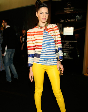 Снежина Кулова на Mercedes-Benz Fashion Week Russia