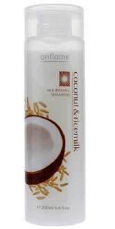 Питательный шампунь «Кокос и рисовое молоко», Oriflame. Мягкий шампунь с экстрактом кокосового масла и рисовым молоком эффективно очищает волосы, увлажняет и питает их, разглаживая по всей длине Питательный шампунь «Кокос и рисовое молоко», Oriflame. Мягкий шампунь с экстрактом кокосового масла и рисовым молоком эффективно очищает волосы, увлажняет и питает их, разглаживая по всей длине
