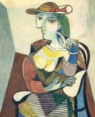 Пабло Пикассо. Сидящая женщина. Мария Тереза Вальтер. 1937