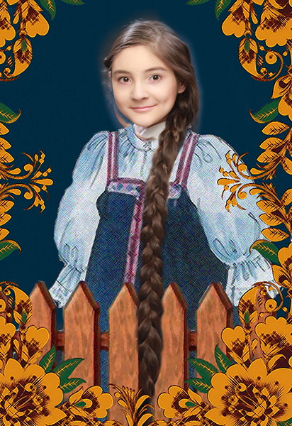 Юлия Гумерова, «Уральская краса – русская коса» Юлия Гумерова, «Уральская краса – русская коса», фото