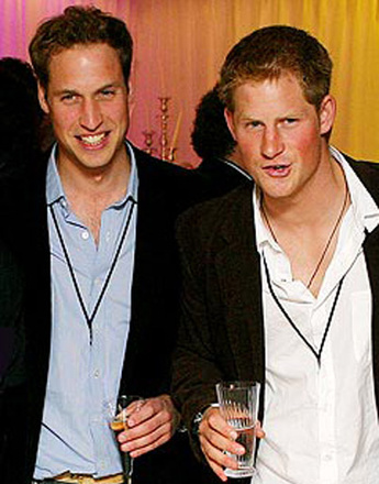 Принц Уильям (Prince William) и принц Гарри (Prince Harry)