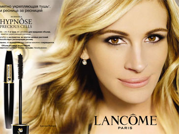 Джулия Робертс - лицо туши Lancôme Джулия Робертс - лицо туши Lancôme