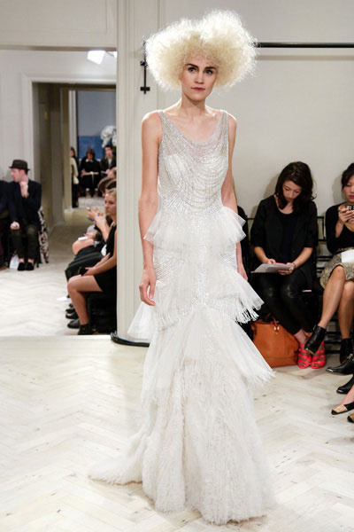 Свадебное платье Badgley Mischka осень-2014 Свадебное платье Badgley Mischka осень-2014