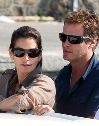 Синди Кроуфорд (Cindy Crawford), ее муж Рэнд Гербер (Rande Gerbe)