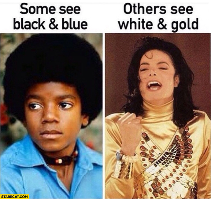 Одни видят черный и синий, другие - белый и золотой