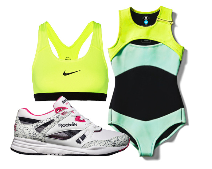 Выбор ELLE: кроссовки Reebok, бра-топ Nike, купальник Roxy