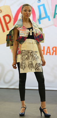 показ бумажной моды Paper Fashion Art показ бумажной моды Paper Fashion Art
