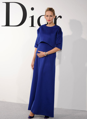 Лили Собески на шоу Dior