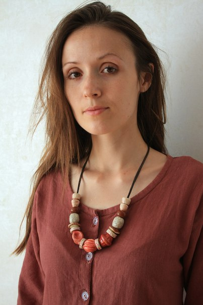 Украшения ЕКО Елена Попова, украшения из глины фото Украшения ЕКО Елена Попова, украшения из глины фото