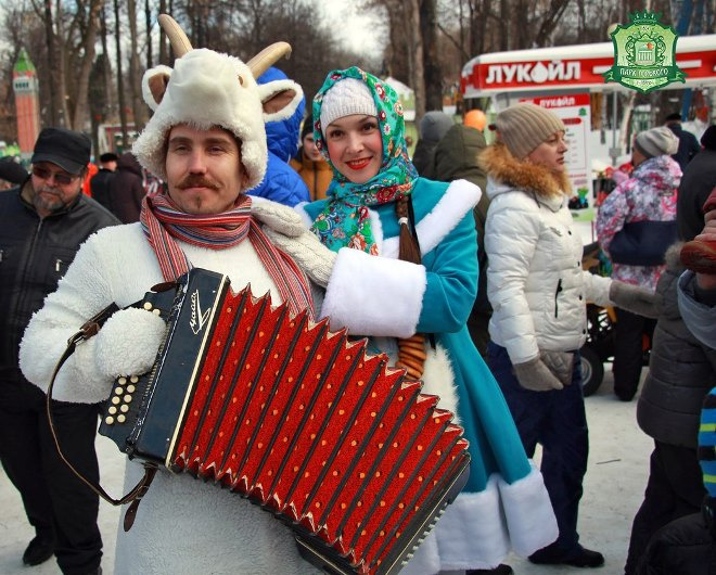 Масленица в парке Горького Масленица в парке Горького