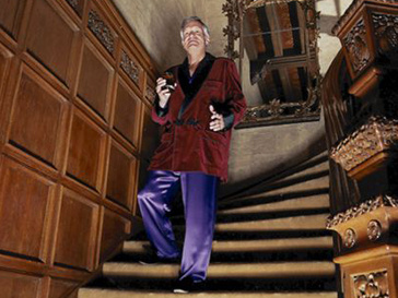 Хью Хефнера (Hugh Hefner) в своем доме Хью Хефнера (Hugh Hefner) в своем доме