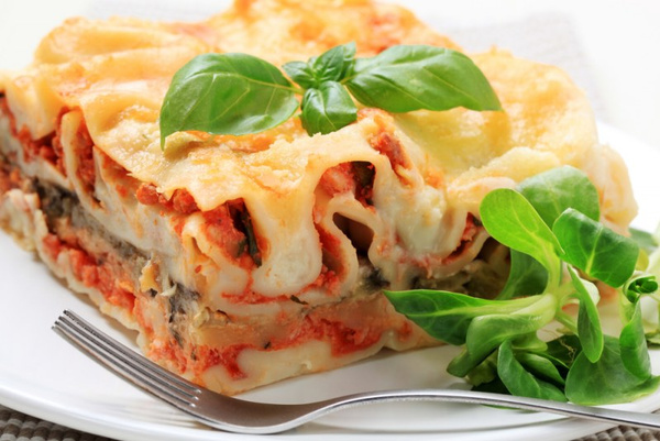 Лазанья с курицей и грибами Лазанья с курицей и грибами