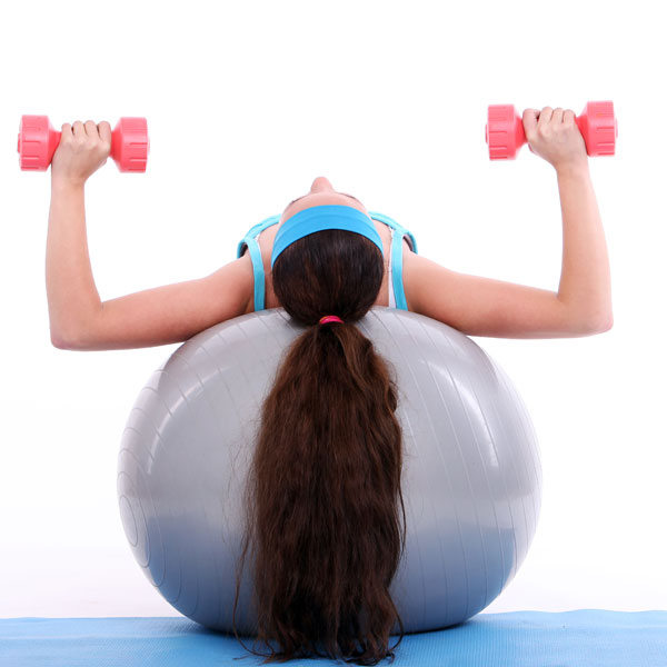 Жимы с гантелями