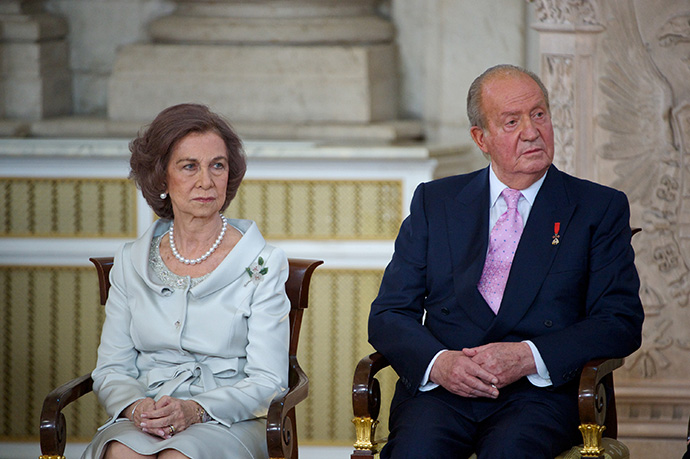 Экс-король Испании Хуан Карлос и принцесса София