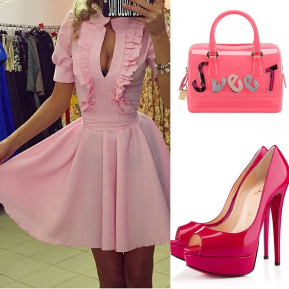 С Какими Туфлями Одеть Розовое Платье