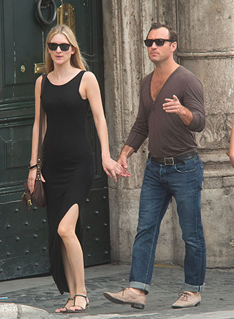 Филиппа Коун и Джуд Лоу