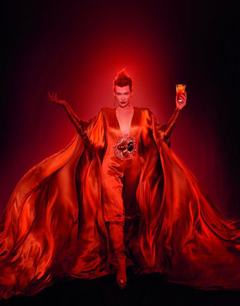 Мила Йовович (Milla Jovovich), календарь Campari на 2012 год
