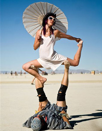 Burning man