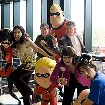Жизнерадостные сотрудники компании Pixar. Жизнерадостные сотрудники компании Pixar.