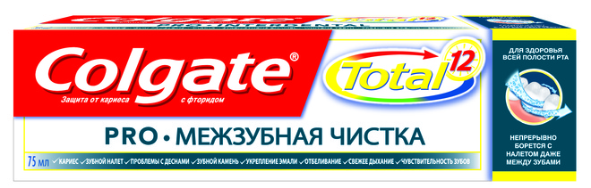 Colgate Total, Pro-Межзубная Чистка Colgate Total, Pro-Межзубная Чистка