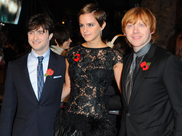 Дэниэл Рэдклифф (Daniel Radcliffe), Эмма Уотсон (Emma Watson) и Руперт Гринт (Rupert Grint) Дэниэл Рэдклифф (Daniel Radcliffe), Эмма Уотсон (Emma Watson) и Руперт Гринт (Rupert Grint)