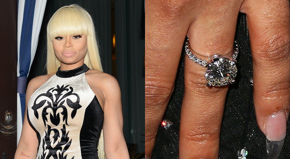 Помолвочное кольцо Блэк Чайны с бриллиантом в 7 карат, примерная стоимость 325 тысяч долларов 
