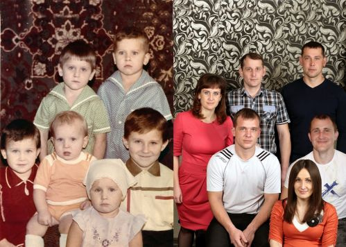 Двойные фотографии Двойные фотографии