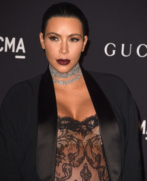 Ким Кардашьян на церемонии LACMA Film + Art Gala в Лос-Анджелесе Ким Кардашьян пришла на церемонию в прозрачном комбинезоне