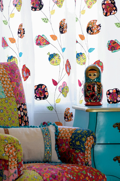 Ткани из коллекции Baboushka, Voyage, галерея «Арбен». Ткани из коллекции Baboushka, Voyage, галерея «Арбен».