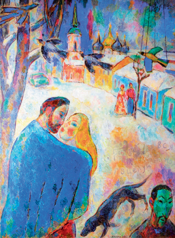 Борис Карафелов. «Поцелуй на морозе», 2003