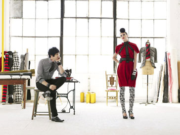 Один из победителей американского Project Runway Сет Аарон Хендерсон в фотосессии для Marie Claire. Проект Подиум, Project Runway, мода, реалити-шоу, MTV