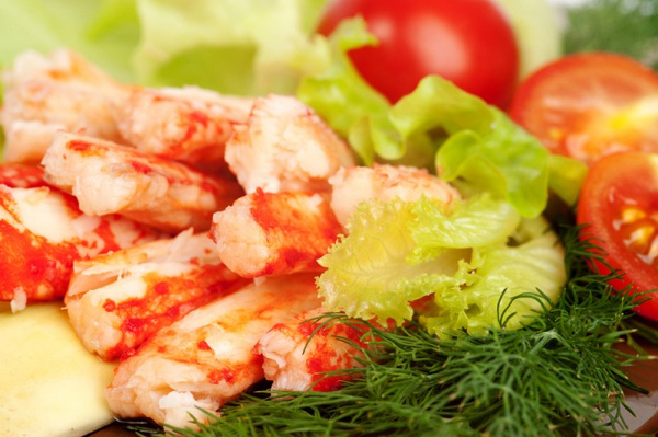 Мясо краба рецепты простые