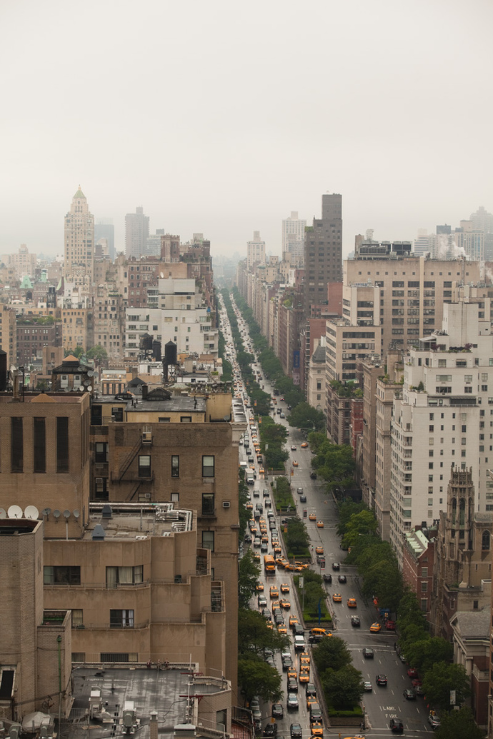 Вид на Манхэттен из квартиры Иванки Трамп. 