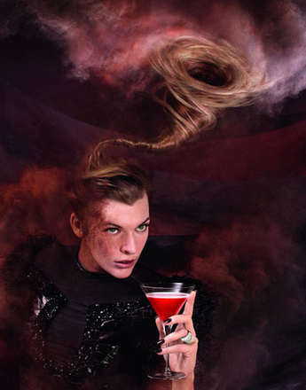 Мила Йовович (Milla Jovovich), календарь Campari на 2012 год