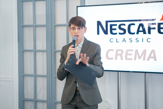 Владислав Лисовец на презентации NESCAFÉ Classic Crema Владислав Лисовец на презентации NESCAFÉ Classic Crema