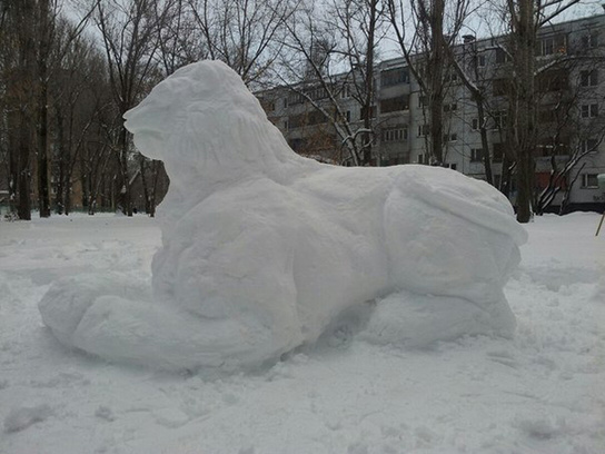 необычные снеговики