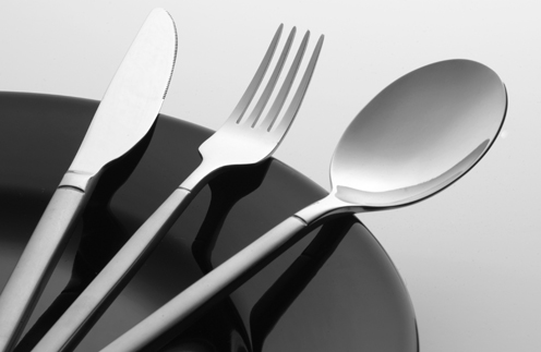 Чем больше вилка, тем меньше будет съедено.