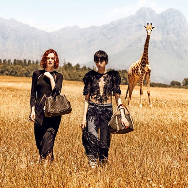 Кадр из рекламной кампании Louis Vuitton Кадр из рекламной кампании Louis Vuitton