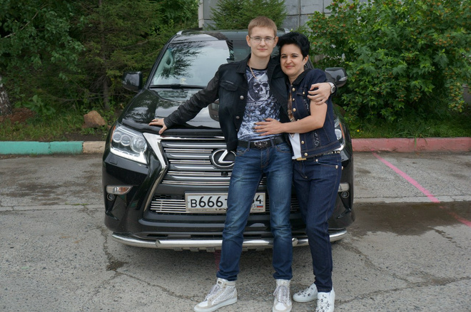 Елена Голунова с сыном Елена Голунова с сыном