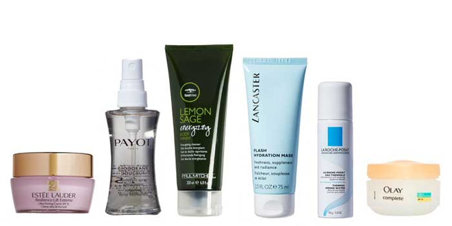 1. Дневной крем Resilience Extreme Ultra Firming Creme SPF 15, Estee Lauder возвращает упругость и энергию коже лица; 2. Дезодорант-спрей, Payot для всех типов кожи; 3. Тонизирующий гель для душа Lemon Sage Energizing Body Wash, Paul Mitchell; 4. Маска увлажняющая немедленного действия Flash Hydration Mask, Lancaster; 5. Термальная вода La Roche-Posay с минеральными солями и селеном; 6. Крем тройного действия для чувствительной кожи SPF 15 Olay Complete. 1. Дневной крем Resilience Extreme Ultra Firming Creme SPF 15, Estee Lauder возвращает упругость и энергию коже лица; 2. Дезодорант-спрей, Payot для всех типов кожи; 3. Тонизирующий гель для душа Lemon Sage Energizing Body Wash, Paul Mitchell; 4. Маска увлажняющая немедленного действия Flash Hydration Mask, Lancaster; 5. Термальная вода La Roche-Posay с минеральными солями и селеном; 6. Крем тройного действия для чувствительной кожи SPF 15 Olay Complete.