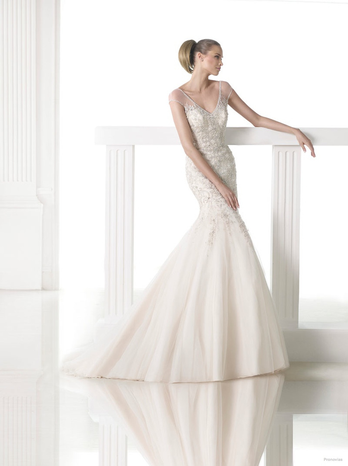 Белое свадебное платье: фото 